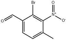 2-Bromo-4-methyl-3-nitrobenzaldehyde Structure