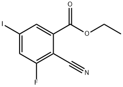 Ethyl 2-cyano-3-fluoro-5-iodobenzoate Structure