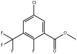 methyl 5-chloro-2-fluoro-3-(trifluoromethyl)benzoate Structure