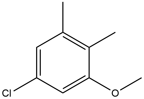 5-Chloro-1-methoxy-2,3-dimethylbenzene Structure