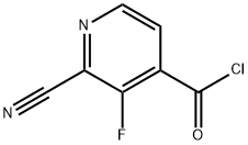 4-Pyridinecarbonyl chloride, 2-cyano-3-fluoro- Structure