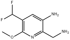 3-Amino-2-(aminomethyl)-5-(difluoromethyl)-6-methoxypyridine Structure