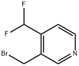 3-(Bromomethyl)-4-(difluoromethyl)pyridine 구조식 이미지