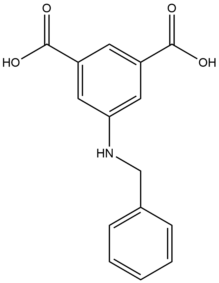 5-(benzylamino)isophthalic acid Structure