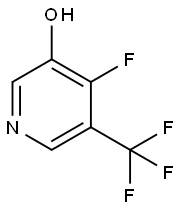 3-Pyridinol, 4-fluoro-5-(trifluoromethyl)- 구조식 이미지