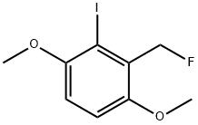 1,4-Dimethoxy-2-iodo-3-(fluoromethyl)benzene Structure