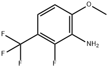 2-Fluoro-6-methoxy-3-(trifluoromethyl)aniline Structure