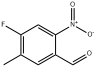 Benzaldehyde, 4-fluoro-5-methyl-2-nitro- Structure