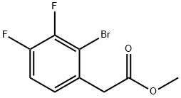 Benzeneacetic acid, 2-bromo-3,4-difluoro-, methyl ester Structure