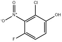 2-Chloro-4-fluoro-3-nitrophenol Structure