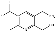 3-(Aminomethyl)-5-(difluoromethyl)-6-methylpyridine-2-methanol Structure