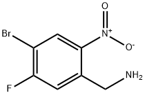 4-Bromo-5-fluoro-2-nitrobenzylamine Structure