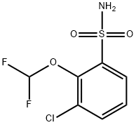 3-chloro-2-(difluoromethoxy)benzene-1-sulfonamide Structure