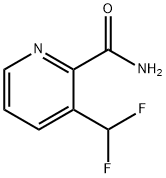 3-(Difluoromethyl)pyridine-2-carboxamide Structure