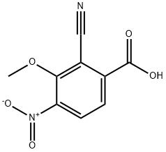 2-Cyano-3-methoxy-4-nitrobenzoic acid Structure