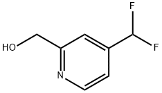 4-(Difluoromethyl)pyridine-2-methanol Structure