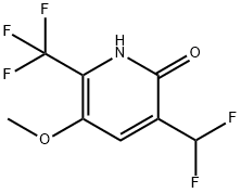 3-(Difluoromethyl)-2-hydroxy-5-methoxy-6-(trifluoromethyl)pyridine Structure