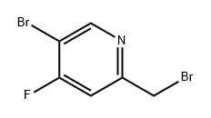 Pyridine, 5-bromo-2-(bromomethyl)-4-fluoro- Structure