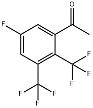 2',3'-Bis(trifluoromethyl)-5'-fluoroacetophenone Structure