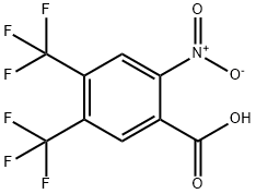 4,5-Bis(trifluoromethyl)-2-nitrobenzoic acid Structure