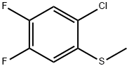 Benzene, 1-chloro-4,5-difluoro-2-(methylthio)- Structure