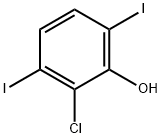 2-Chloro-3,6-diiodophenol Structure