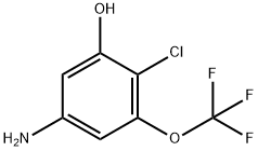 4-Chloro-3-hydroxy-5-(trifluoromethoxy)aniline Structure