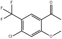 4'-Chloro-2'-methoxy-5'-(trifluoromethyl)acetophenone Structure