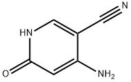 3-Pyridinecarbonitrile, 4-amino-1,6-dihydro-6-oxo- Structure