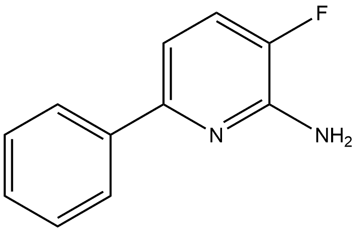 3-Fluoro-6-phenyl-2-pyridinamine Structure