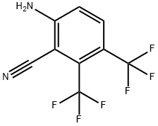 3,4-Bis(trifluoromethyl)-2-cyanoaniline Structure