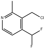 3-(Chloromethyl)-4-(difluoromethyl)-2-methylpyridine Structure