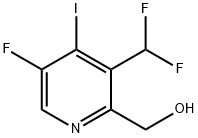 3-(Difluoromethyl)-5-fluoro-4-iodopyridine-2-methanol Structure