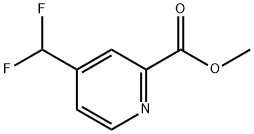 Methyl 4-(difluoromethyl)pyridine-2-carboxylate 구조식 이미지