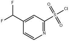 4-(Difluoromethyl)pyridine-2-sulfonyl chloride 구조식 이미지