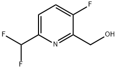 2-Pyridinemethanol, 6-(difluoromethyl)-3-fluoro- 구조식 이미지