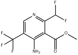 Methyl 4-amino-2-(difluoromethyl)-5-(trifluoromethyl)pyridine-3-carboxylate Structure