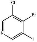 4-bromo-3-chloro-5-iodopyridine Structure