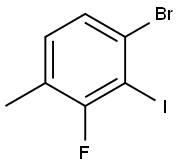 Benzene, 1-bromo-3-fluoro-2-iodo-4-methyl- Structure