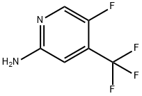 2-Pyridinamine, 5-fluoro-4-(trifluoromethyl)- 구조식 이미지