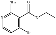 3-Pyridinecarboxylic acid, 2-amino-4-bromo-, ethyl ester Structure