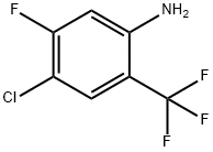 4-Chloro-5-fluoro-2-(trifluoromethyl)aniline Structure