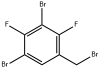 Benzene, 1,3-dibromo-5-(bromomethyl)-2,4-difluoro- Structure