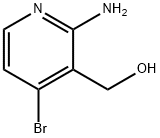 3-Pyridinemethanol, 2-amino-4-bromo- Structure