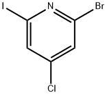 Pyridine, 2-bromo-4-chloro-6-iodo- Structure
