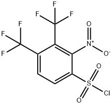 3,4-Bis(trifluoromethyl)-2-nitrobenzenesulfonylchloride Structure