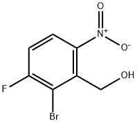 Benzenemethanol, 2-bromo-3-fluoro-6-nitro- Structure