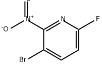 Pyridine, 3-bromo-6-fluoro-2-nitro- Structure