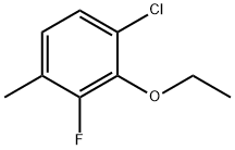 Benzene, 1-chloro-2-ethoxy-3-fluoro-4-methyl- Structure