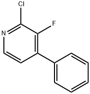 2-Chloro-3-fluoro-4-phenylpyridine Structure